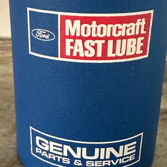 FORD Motorcraft Fast Lube FOAM CAN KOOZIE INSULATOR - Picture 2 of 6